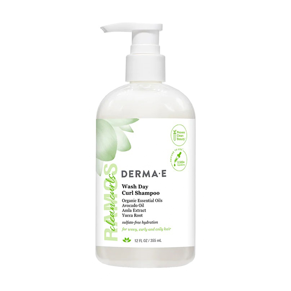 Шампунь Derma E Wash Day Curl Shampoo для локонів та в'юнкого волосся, 355 мл